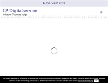 Tablet Screenshot of lp-digitalservice.de